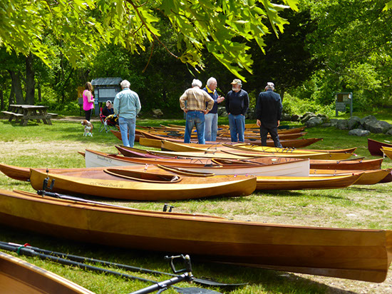 Kayaks at Bluff Point State Park