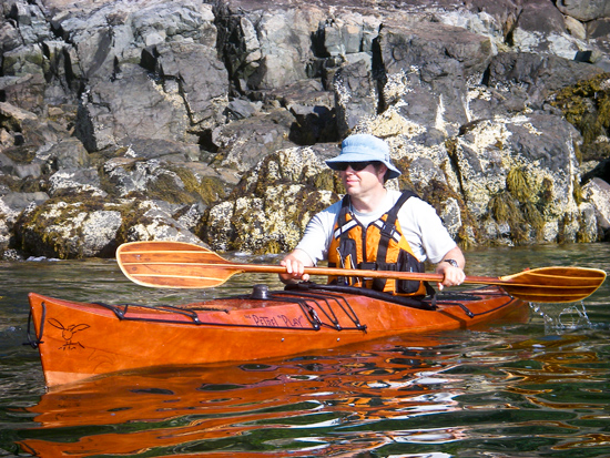 Petrel Play SG wooden kayak class