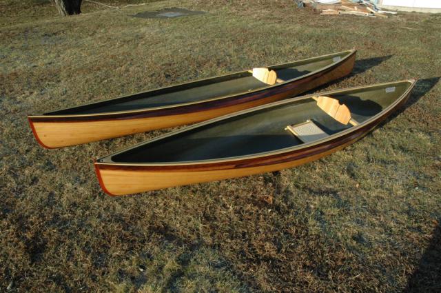 strip-planked nymph canoes