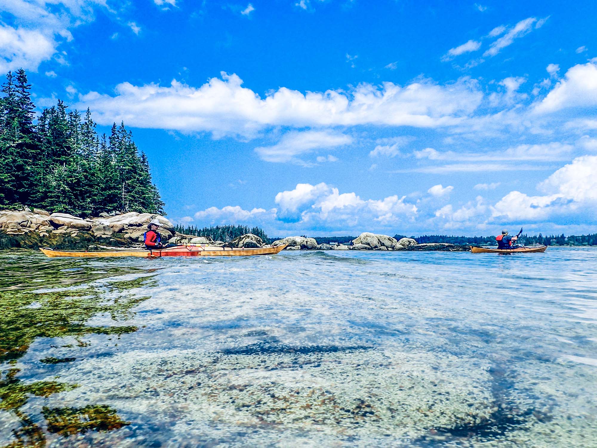 Learn sea kayaking along the coast of Maine