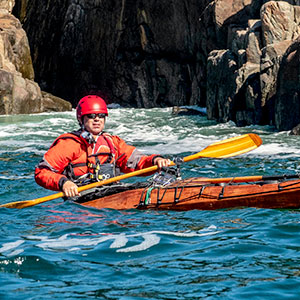 Nick Schade sea kayaking