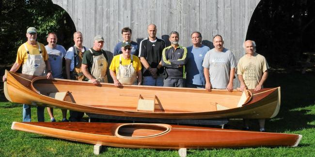 Fine Strip Planked Boats Class at Woodenboat School