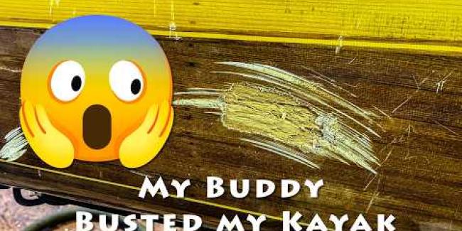 Preview image for the video "My Friend Banged Up My Kayak".