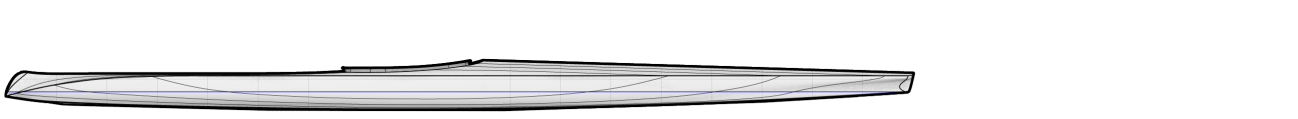 Aleutesque Aleut Iqyax Influenced sea kayak Profile Lines