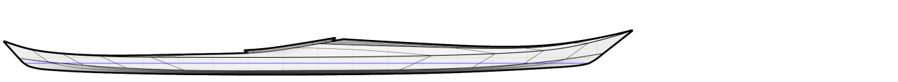 Stitch and Glue Night Heron Sea Kayak Profile Lines