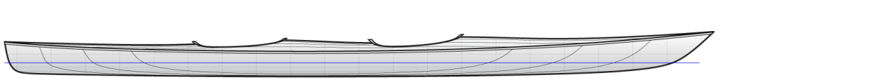 Reliance tandem touring kayak profile