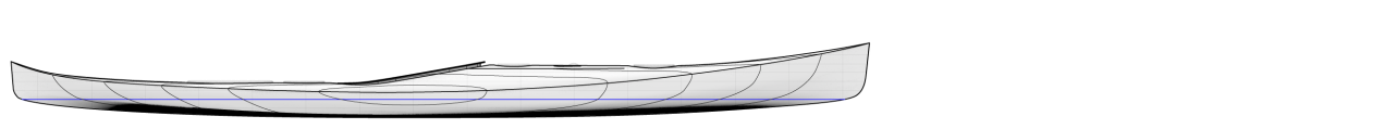 sea kayak plans profile Petrel Sport