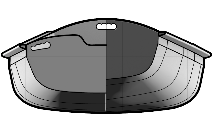 Coot Wood Strip Pram Dinghy Sections