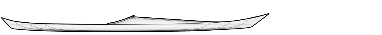 Night Heron Greenland Style Sea Kayak Profile Lines