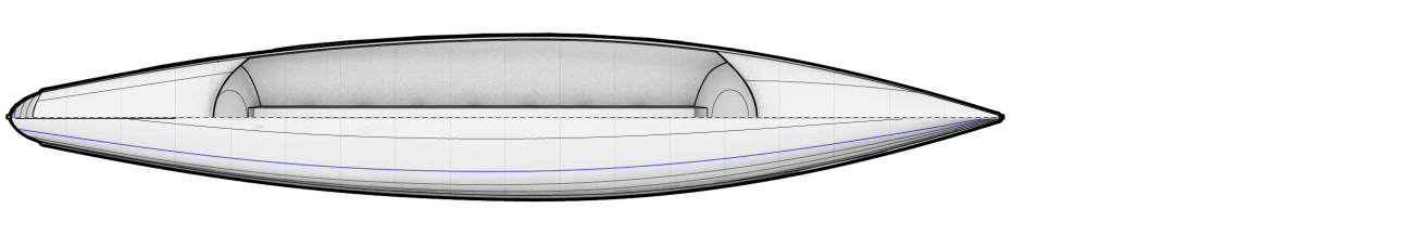 Wood Strip Noank Pulling Boat Sliding Seat Rowing Craft Plan Drawing
