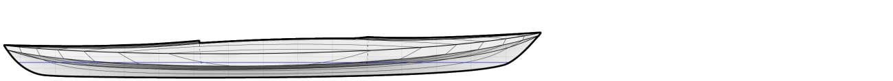 Sea Island Sport Wooden Fishing Kayak