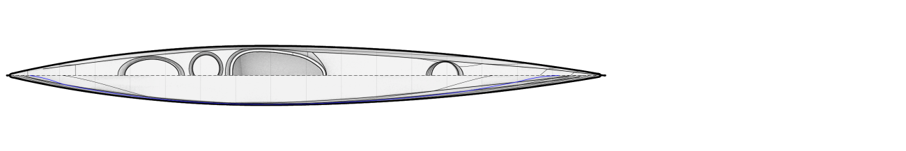 Stitch and Glue Plywood Petrel Sea Kayak Plans Lines