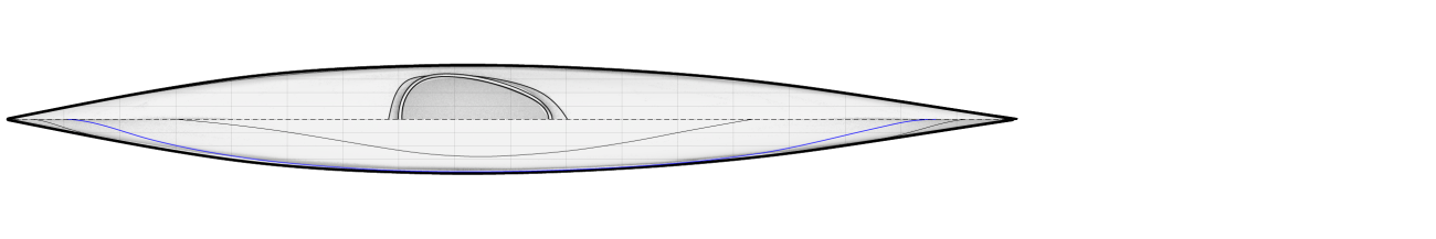 Gullemot L Sea Kayak for Heavy Paddlers Plans Lines