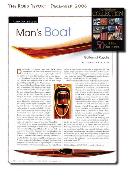 Robb Report - Man's Boat