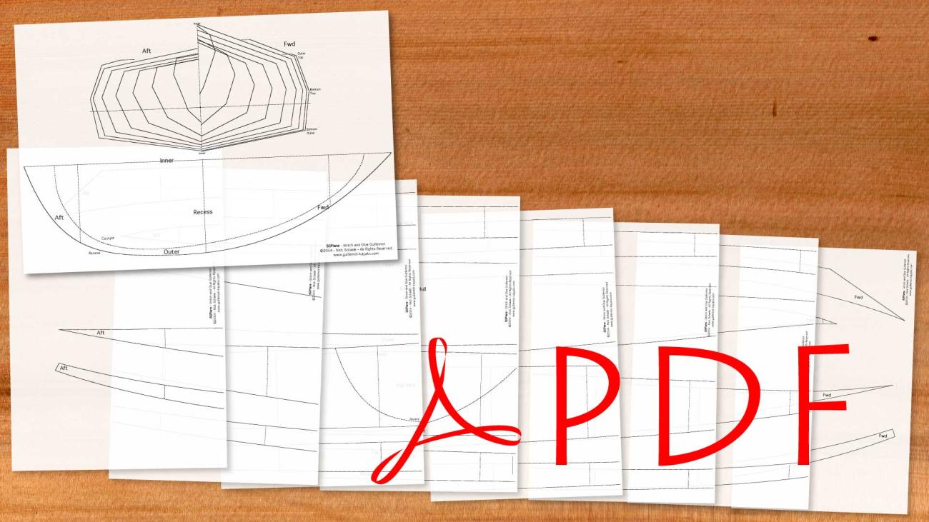 Downloadable PDF Kayak Plans