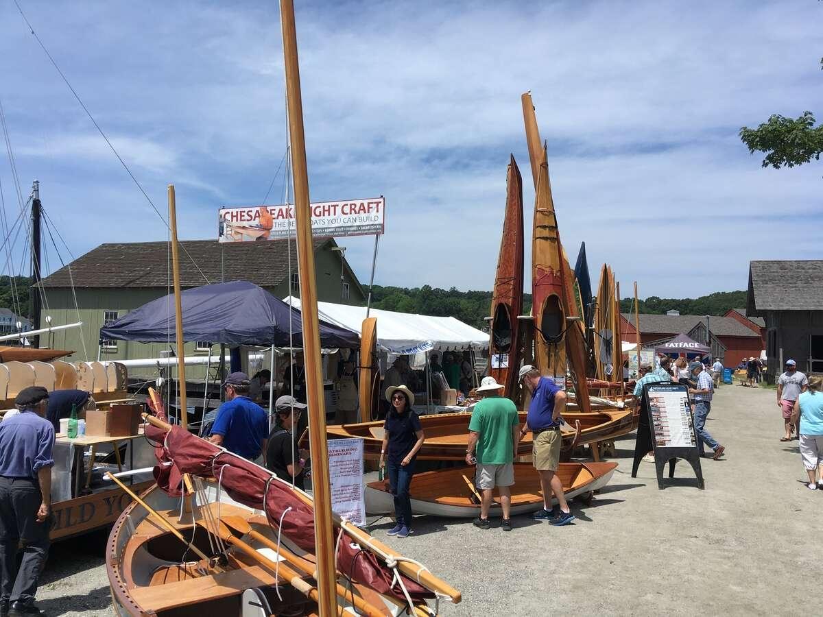 Chesapeake Light Craft Booth at the WoodenBoat Show