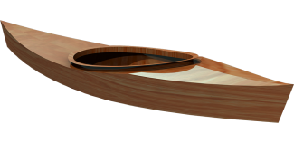 Single Sheet of Plywood Kids Kayak