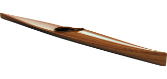 Wood Strip Mystery Racing Kayak