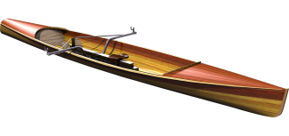 Wood Strip Noank Pulling Boat Sliding Seat Rowing Craft