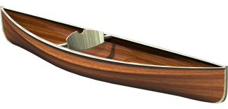Nymph Cedar Strip Pack Canoe
