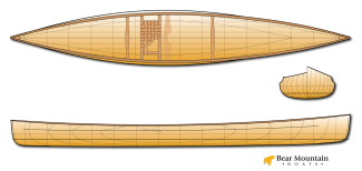 Freedom Solo 15/3 wood strip canoe plans
