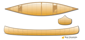 16' Prospector Canoe Plans wood strip