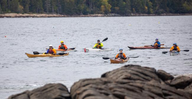 Dressing for cold water kayaking