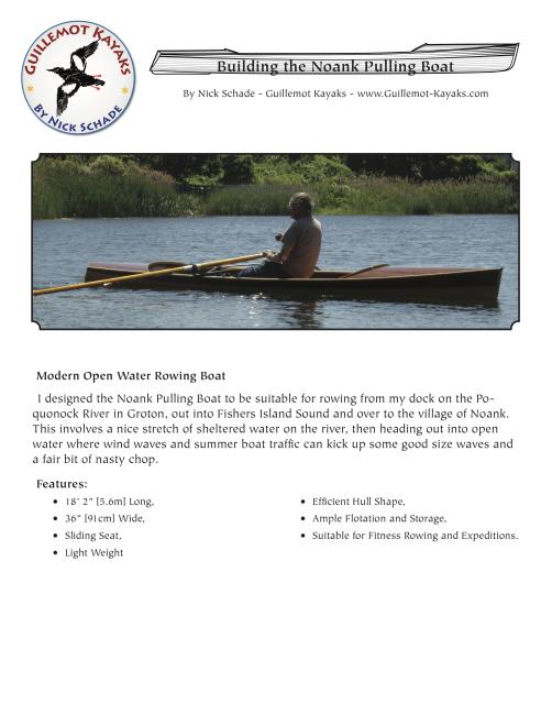 Building the Noank Pulling Boat