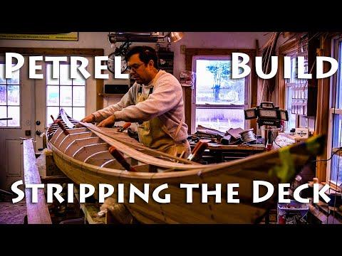 Preview image for the video "Stripping The Deck - Petrel Kayak Build - E5".