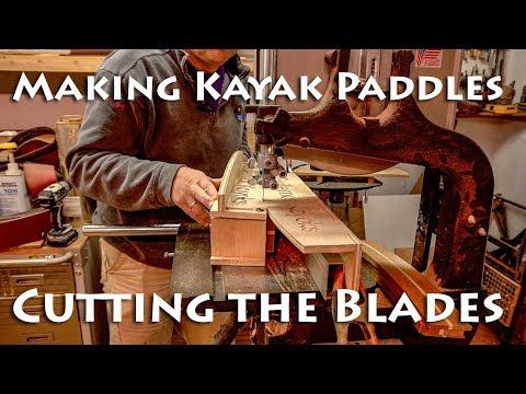 Preview image for the video "Making Kayak Paddles - Cutting Blades - E2".