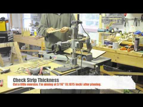 Preview image for the video "Sawing Cedar Strips for a Strip-Built Kayak".