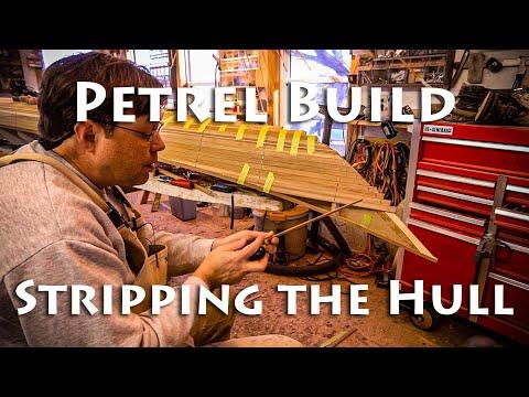 Preview image for the video "Stripping the Hull - Petrel Kayak Build - E3".