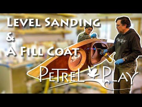 Preview image for the video "Sanding and Leveling a Stitch-and-Glue Kayak - Petrel Play SG - E26".
