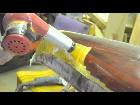 Preview image for the video "Refinishing a strip planked boat".