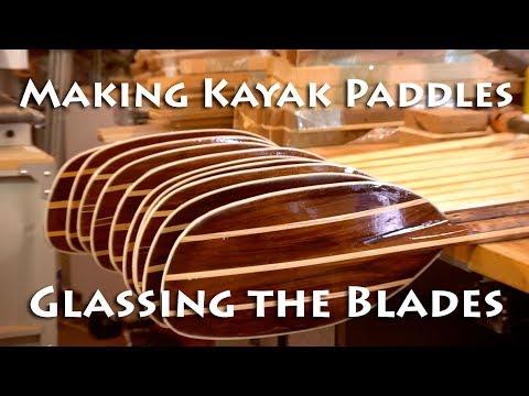 Preview image for the video "Making Kayak Paddles - Glassing the Blades - E7".