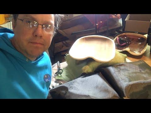 Preview image for the video "Carbon Fiber hand layup on wood seats".