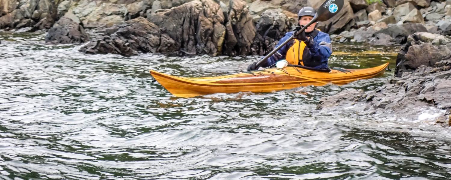 Expedition Single Wooden Sea Kayak