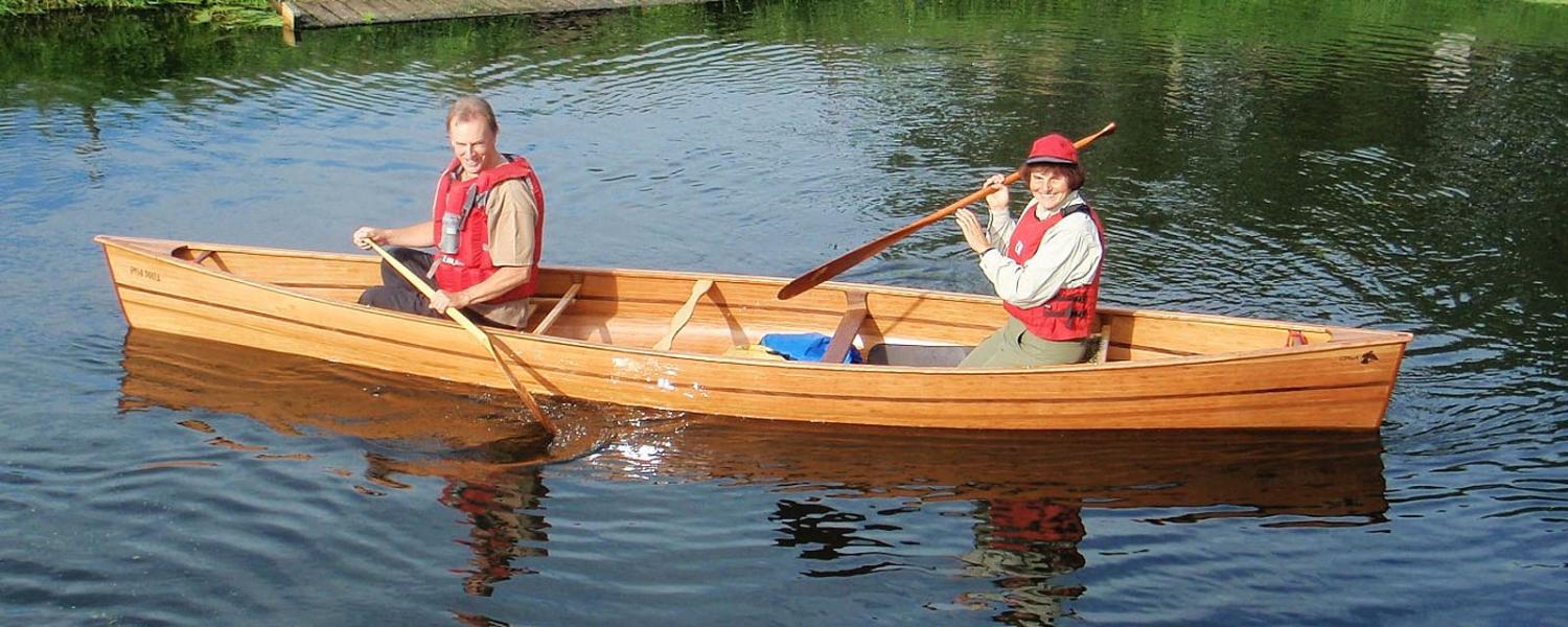 Kipawa Cedar Strip Canoe by Valerie Welch