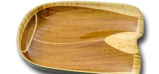 carved wood kayak seat