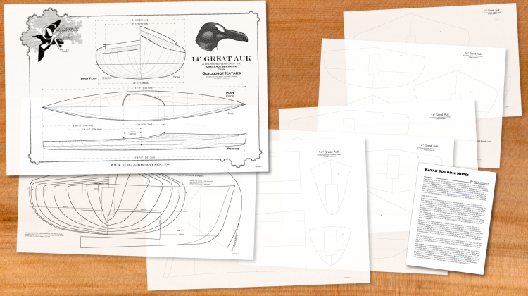 14 Foot Great Auk Recreational Kayak Plans