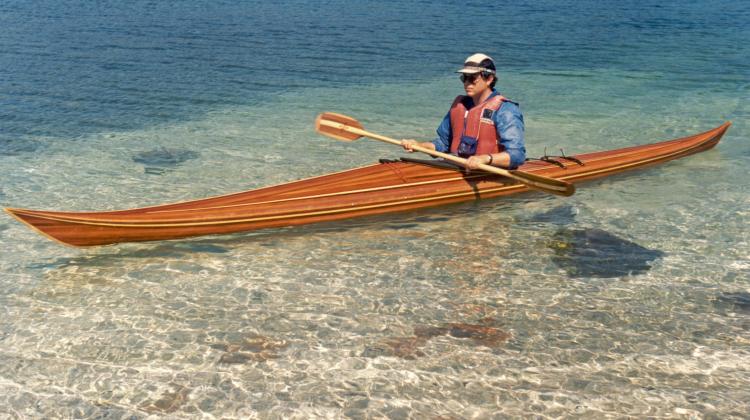 Night Heron Wooden Sea Kayak