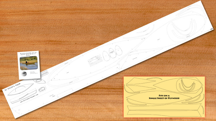 Single Sheet of Plywood Kids Kayak Plans