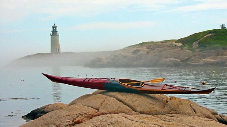 Stitch and Glue Night Heron Sea Kayak on Mistake Island