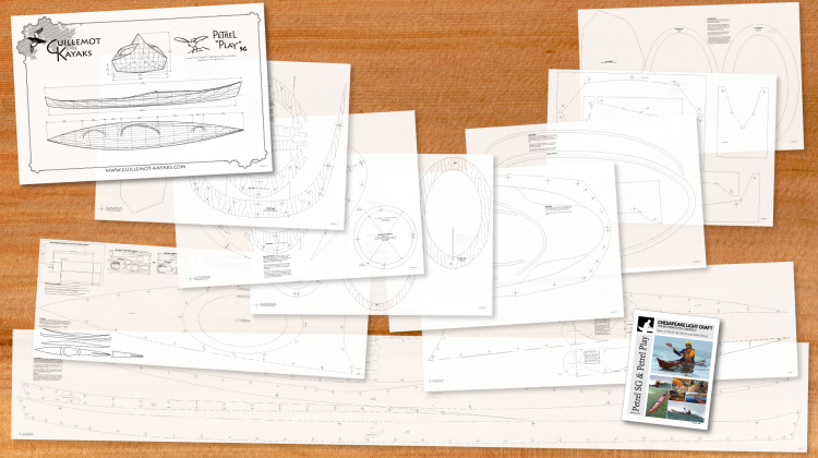 Petrel Play Stitch and Glue Kayak Full Size Plans