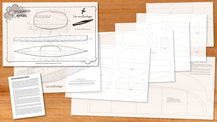 Solo microBootlegger Recreational Kayak Plans