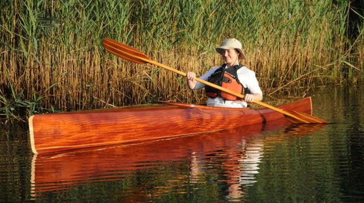Solo microBootlegger Wooden Recreational Kayak