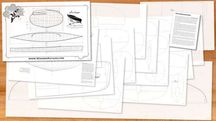 Plans for the microBootlegger Recreational Double Paddle Canoe