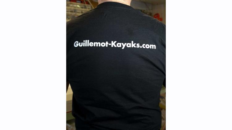 Just Build It T-Shirt Guillemot Kayaks Back