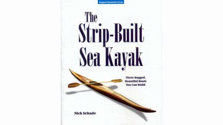 Front cover of the Strip Built Sea Kayak Book