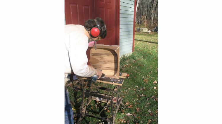 Carving the top